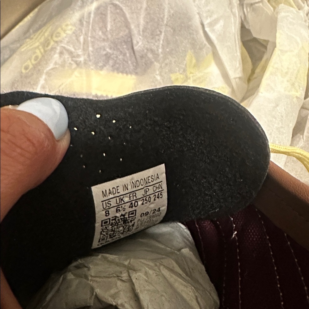 Adidas SL-72 Sneakers Maroon Almost Yellow Preloved Brown - size 8 - Picture 8 of 8